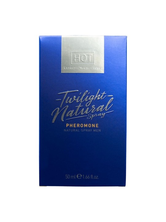 HOT TWILIGHT SPRAY NATURAL CON FEROMONAS HOMBRE 50 ML