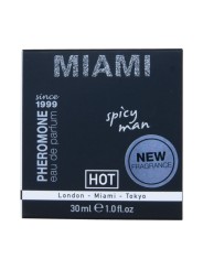 HOT PERFUME CON FEROMONAS MIAMI SPICY HOMBRE 30 ML