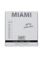 HOT PERFUME CON FEROMONAS MIAMI SPICY MUJER 30 ML