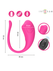 INTENSE OLIVIA HUEVO VIBRADOR ROSA CONTROL REMOTO