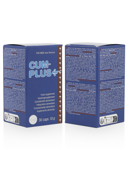 Cum Plus Complemento alimenticio para la calidad del esperma y el bienestar masculino