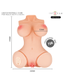 INTENSE DEEP TOUCH VERO TORSO ANO Y VAGINA CON EFECTO SUCCION CALOR VIBRACION Y VOZ CON CONTROL REMOTO 55 KG