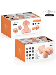 INTENSE DEEP TOUCH VERO TORSO ANO Y VAGINA CON EFECTO SUCCION CALOR VIBRACION Y VOZ CON CONTROL REMOTO 55 KG
