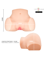 INTENSE DEEP TOUCH NICOLE MASTURBADOR ANO Y VAGINA CON EFECTO SUCCION CALOR VIBRACION Y VOZ CON CONTROL REMOTO 53 KG