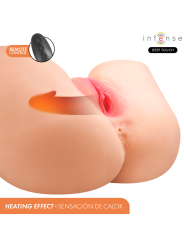 INTENSE DEEP TOUCH JULIA MASTURBADOR ANO Y VAGINA CON EFECTO SUCCION CALOR VIBRACION Y VOZ CON CONTROL REMOTO 9 KG