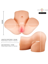 INTENSE DEEP TOUCH JULIA MASTURBADOR ANO Y VAGINA CON EFECTO SUCCION CALOR VIBRACION Y VOZ CON CONTROL REMOTO 9 KG