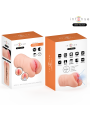 INTENSE DEEP TOUCH KRISTA MASTURBADOR ANO Y VAGINA CON EFECTO SUCCION VIBRACION Y VOZ CON CONTROL REMOTO 12KG