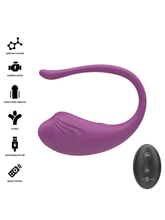 INTENSE OLIVIA HUEVO VIBRADOR MORADO CONTROL REMOTO