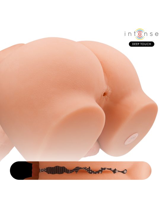 INTENSE DEEP TOUCH RICHIE TORSO CON ANO Y DILDO REALISTICO CON EMPUJE Y VIBRACION CONTROL REMOTO 47 KG