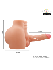 INTENSE DEEP TOUCH RICHIE TORSO CON ANO Y DILDO REALISTICO CON EMPUJE Y VIBRACION CONTROL REMOTO 47 KG