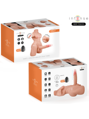 INTENSE DEEP TOUCH MARTY TORSO CON ANO Y DILDO REALISTICO CON EMPUJE Y VIBRACION CONTROL REMOTO 62 KG