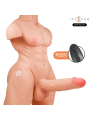 INTENSE DEEP TOUCH MARTY TORSO CON ANO Y DILDO REALISTICO CON EMPUJE Y VIBRACION CONTROL REMOTO 62 KG