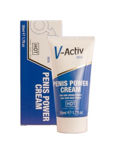 HOT V ACTIV PENIS POWER CREMA PARA HOMBRE 50 ML