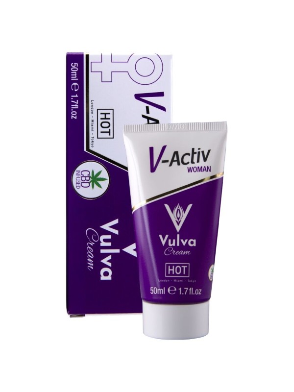 HOT CREMA PARA VULVA CON CBD 50 ML