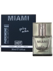 HOT PERFUME CON FEROMONAS MIAMI SPICY HOMBRE 30 ML