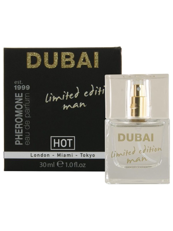 HOT PHEROMONE PERFUME DUBAI EDICION LIMITADA HOMBRE 30 ML