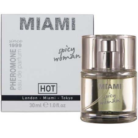HOT PERFUME CON FEROMONAS MIAMI SPICY MUJER 30 ML