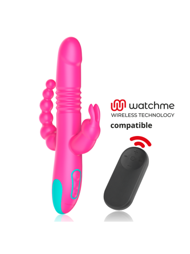 HAPPY LOKY DONALD TRIPLE ESTIMULACION ANAL PUNTO G CLITORIS MANDO CONTROL REMOTO WATCHME