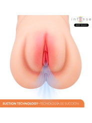 INTENSE DEEP TOUCH KRISTA MASTURBADOR ANO Y VAGINA CON EFECTO SUCCION VIBRACION Y VOZ 12 KG