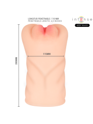 INTENSE DEEP TOUCH KRISTA MASTURBADOR ANO Y VAGINA CON EFECTO SUCCION VIBRACION Y VOZ 12 KG