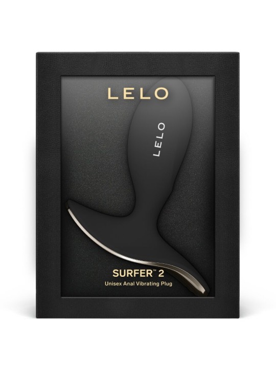 LELO SURFER 2 PLUG ANAL VIBRADOR UNISEX NEGRO