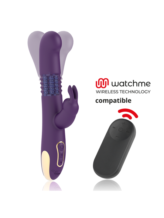 TREASURE BASTIAN RABBIT UP DOWN ROTADOR VIBRADOR MANDO CONTROL REMOTO WATCHME
