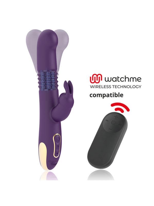 TREASURE BASTIAN RABBIT UP DOWN ROTADOR VIBRADOR MANDO CONTROL REMOTO WATCHME