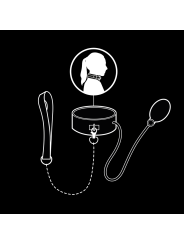 FETISH SUBMISSIVE BONDAGE COLLAR BONDAGE INFLABLE CON TIRADOR