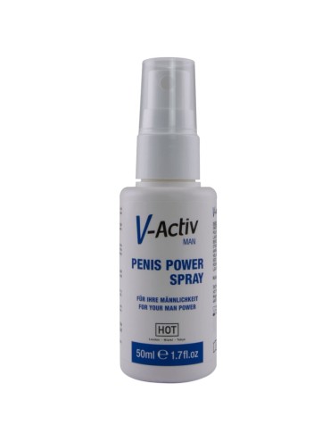 HOT V ACTIV PENIS POWER SPRAY PARA HOMBRE 50 ML