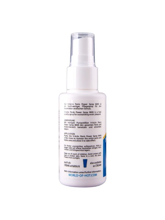 HOT V ACTIV PENIS POWER SPRAY PARA HOMBRE 50 ML