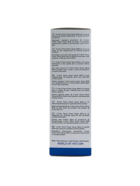 HOT V ACTIV PENIS POWER SPRAY PARA HOMBRE 50 ML
