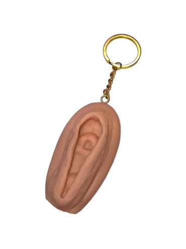 DIABLO PICANTE LLAVERO DE VAGINA TONO CLARO