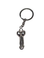 DIABLO PICANTE LLAVERO METAL PENE PLATA