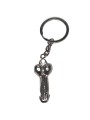 DIABLO PICANTE LLAVERO METAL PENE PLATA