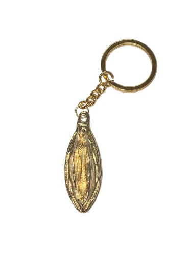 DIABLO PICANTE LLAVERO METAL LABIOS DORADO