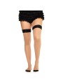 LEG AVENUE 1963 MEDIAS DE SPANDEX CON COSTURA TRASERA NEGRO TALLA UNICA