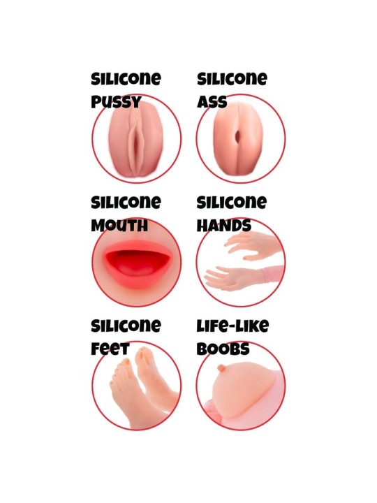 HIDDEN DESIRE LUSTY LOLA MUNECA INFLABLE 145 CM