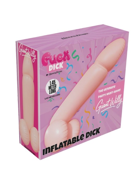 HIDDEN DESIRE GIANT WILLY PENE INFLABLE GIGANTE 145 CM