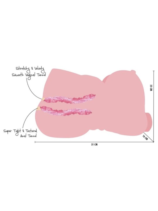 HIDDEN DESIRE FAT FUCK QUEEN TORSO MASTURBADOR FEMENINO 6 KG