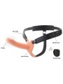HIDDEN DESIRE INFERNO STRAP ON FUNDA PARA PENE CON VIBRACION 16 CM