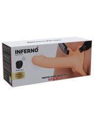HIDDEN DESIRE INFERNO STRAP ON FUNDA PARA PENE CON VIBRACION 18 CM