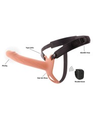HIDDEN DESIRE INFERNO STRAP ON FUNDA PARA PENE CON VIBRACION 20 CM