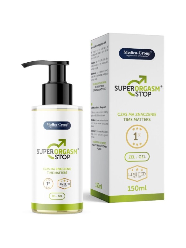 MEDICA GROUP SUPER ORGASM STOP GEL INTIMO PARA HOMBRE 150 ML