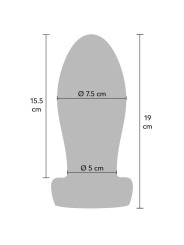 HIDDEN DESIRE EXTREME HEAVY STRETCHER PLUG ANAL XL