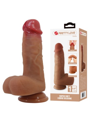 PRETTY LOVE CURTIS DILDO REALISTICO CON VENTOSA 173 CM O 42 CM