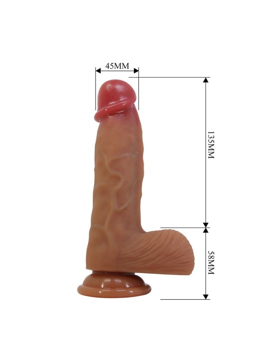 PRETTY LOVE DUVALL DILDO REALISTICO CON VENTOSA 193 CM O 45 CM
