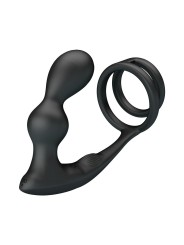 MR PLAY ANILLO PARA PENE CON PLUG ANAL CON VIBRACION CONTROL REMOTO