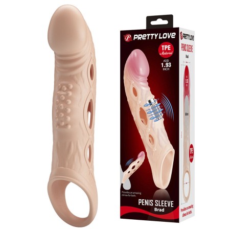 PRETTY LOVE BRAD FUNDA PARA PENE CON VIBRACION