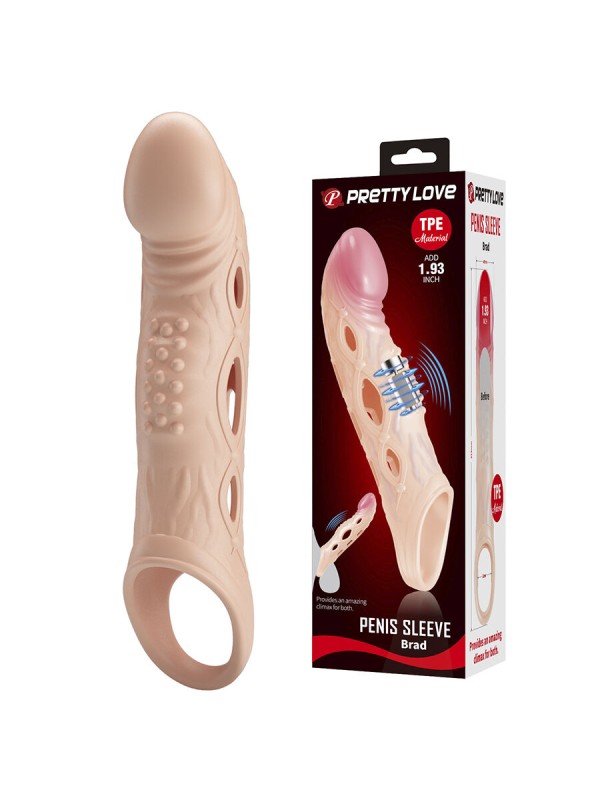 PRETTY LOVE BRAD FUNDA PARA PENE CON VIBRACION