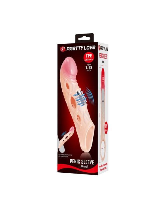 PRETTY LOVE BRAD FUNDA PARA PENE CON VIBRACION